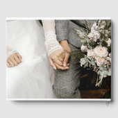 Livre d'or de mariage à la verdure élégante d'euca (Verso)