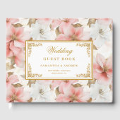 Livre d'or de mariage à l'aquarelle dans des tons  (Recto)