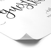 Livre d'or de mariage à l'écriture calligraphique (Coin)