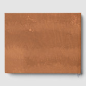 Livre d'or de mariage antique en cuir faux (Verso)