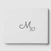 Livre d'or de mariage aquarelle pour invités (Verso)