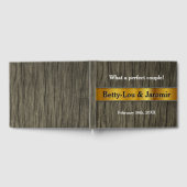 Livre d'or de mariage aspect or faux rustique (Complet)