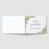 Livre d'or de mariage aux hydrangeas botaniques (Complet)