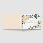Livre d'or de mariage avec citrouille florale pêch (Complet)