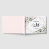 Livre d'or de mariage avec motifs géométriques et (Complet)