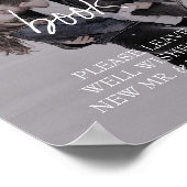 Livre d'or de mariage avec photo calligraphiée de  (Coin)