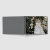 Livre d'or de mariage avec photo de monogramme sim (Complet)