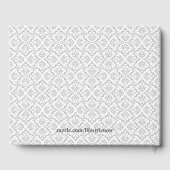 Livre d'or de mariage - Blanc & Gris (Verso)