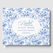 Livre d'or de mariage Chic Fleurs de Toile de Jouy (Recto)