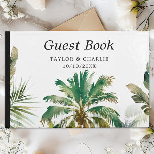 Livre d'or de mariage de destination de plage trop