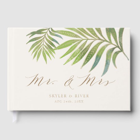 Livre d'or de mariage d'été splendide (Recto)