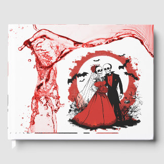Livre d'or de mariage d'Halloween