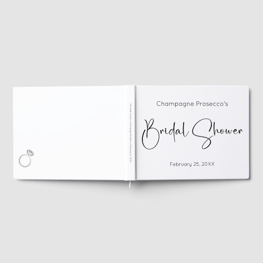 Livre d'or de mariage écriture moderne (Complet)