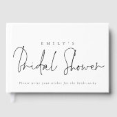 Livre d'or de mariage élégant écriture manuscrite  (Recto)