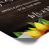 Livre d'or de mariage en bois rustique et ficelle  (Coin)