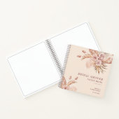 Livre d'or de mariage en herbe des Pampas en terre (Intérieur)