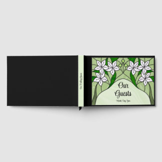 Livre d'or de mariage en verre coloré