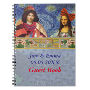 Livre d'or de mariage fantaisiste Mona Lisa