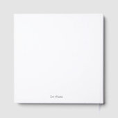 Livre d'or de mariage Fleur Bleue Douce pour invit (Verso)