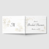 Livre d'or de mariage Fleur Dorée (Complet)