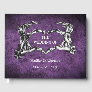 livre d'or de mariage gothique Halloween