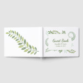 Livre d'or de mariage Green Ferns (Complet)
