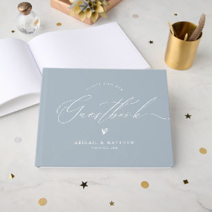 Livre d'or de mariage moderne minimaliste élégant