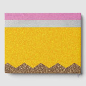 Livre d'or de mariage pailleté jaune chic (Verso)