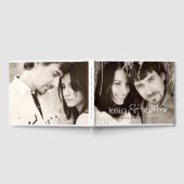 Livre d'or de mariage photo moderne rustique (Complet)