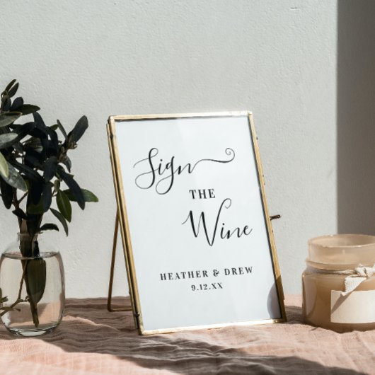 Livre d'or de mariage pour vin d'honneur