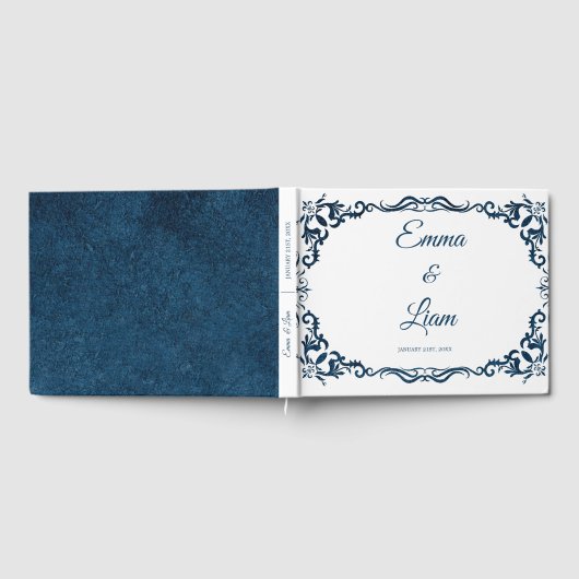 Livre d'or de mariage rustique mexicain (Complet)