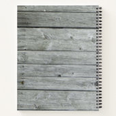 Livre d'or de mariage rustique unique pour la mari (Dos)