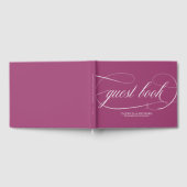 Livre d'or de mariage Simple Chic Cassis (Complet)