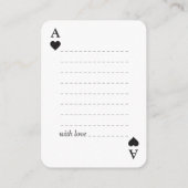 Livre d'or de mariage simple moderne / Cartes de s (Dos)