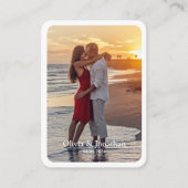 Livre d'or de mariage simple moderne / Cartes de s (Devant)