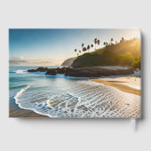 Livre d'or de mariage thème plage (Verso)