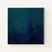 Livre d'or de mariage vert émeraude floral (Dos)