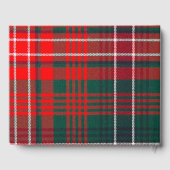 Livre d'or de mariage Wilson Plaid Thistle (Verso)