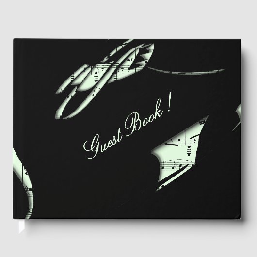 Livre d'or de musique abstraite Menthe (Recto)