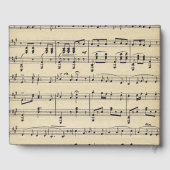 Livre d'or de partitions de musique anciennes (Verso)