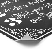 Livre d'or de photo de mariage panneau ardoise (Coin)