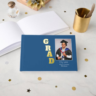 Livre d'or de remise de diplômes en feuille métall