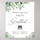 Livre d'or de signature de photo instantanée de fe (Devant)