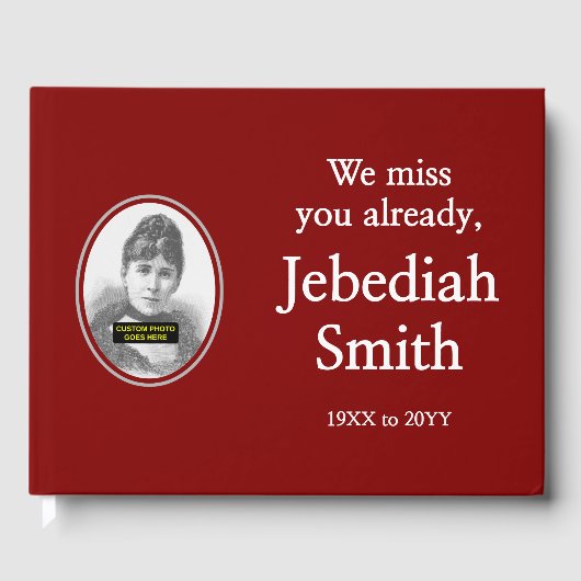 Livre d'or de Sympathie minimale et de deuil (Recto)