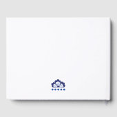 Livre D'or Delfts Blauw | Delft Blue Dutch Mariage Keepsakft (Verso)