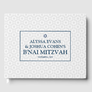 Livre D'or Délicat Motif B'nai Mitzvah