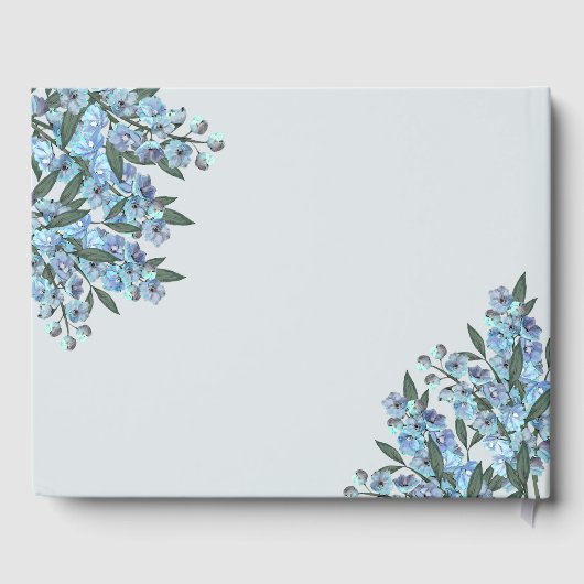 Livre D'or Delphinium bleu (Verso)