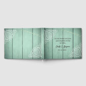 Livre D'or Dentelle rustique Mariage Luminaires de poitrine (Complet)