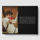 Livre D'or Des colombes blanches dans la mémoire aimée Hommag (Verso)