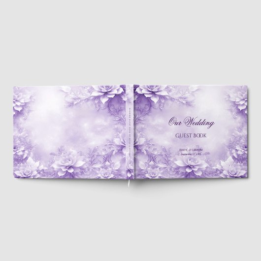 Livre d'or des fleurs blanches violettes (Complet)